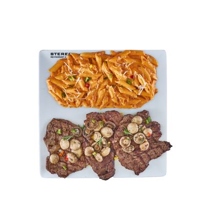 Grilled Veal And Fresh Mushroom