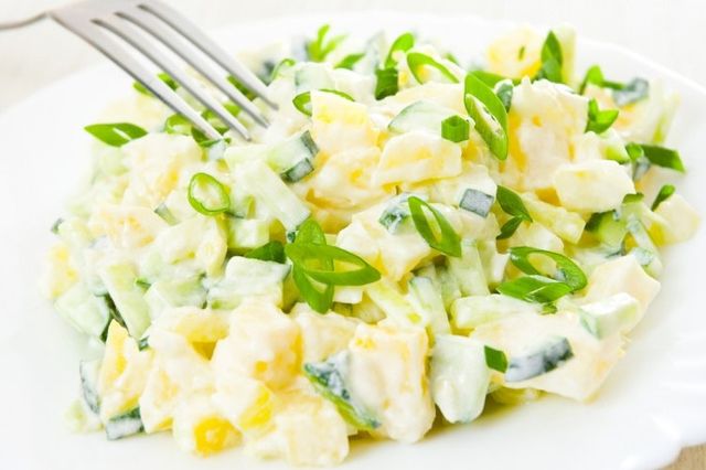 Potatoes with Mayonnaise Salad