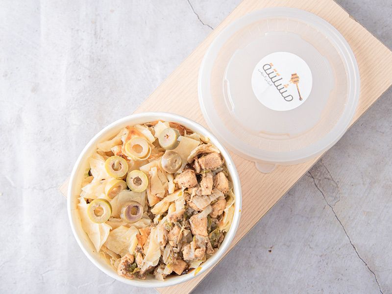 Chicken Feteer Meshaltet Fatteh