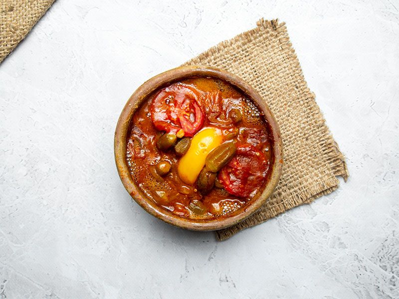 Okra With Meat Casserole