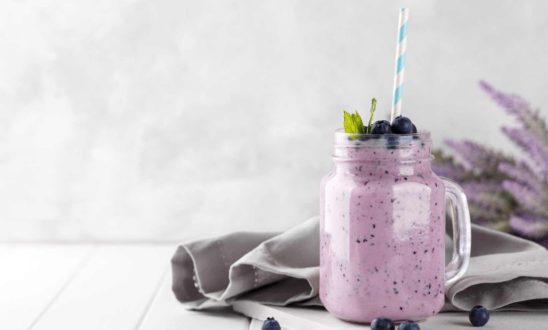 Blueberry Milkshake