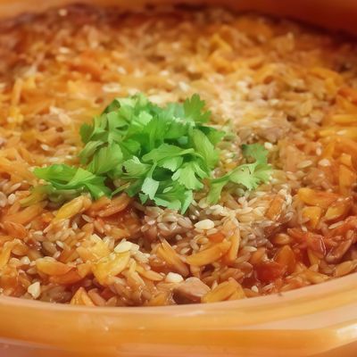 Plain Orzo Casserole