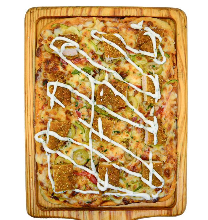 Crispy Chicken Ranch Pizza