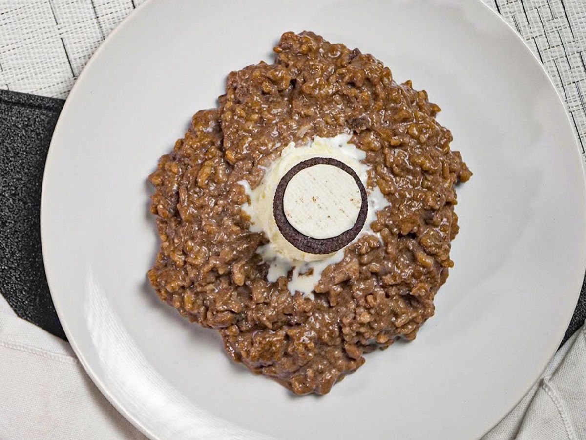 Nutella Oreo Rice Pudding