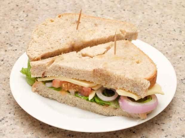 Triangle Cheese Sandwich