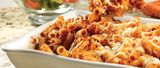 Meat With Mozzarella Cheese Pasta