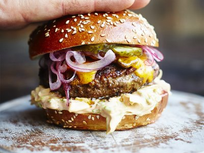 Big Cakes Beef Burger