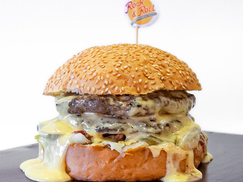 Double Burger Sandwich