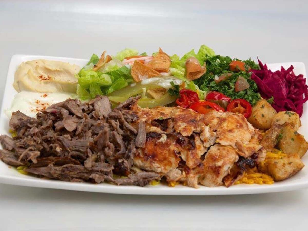 Half a kilo of mixed shawarma