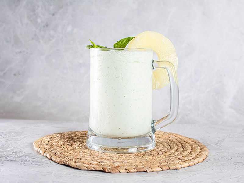 Frosty Lime Cocktail
