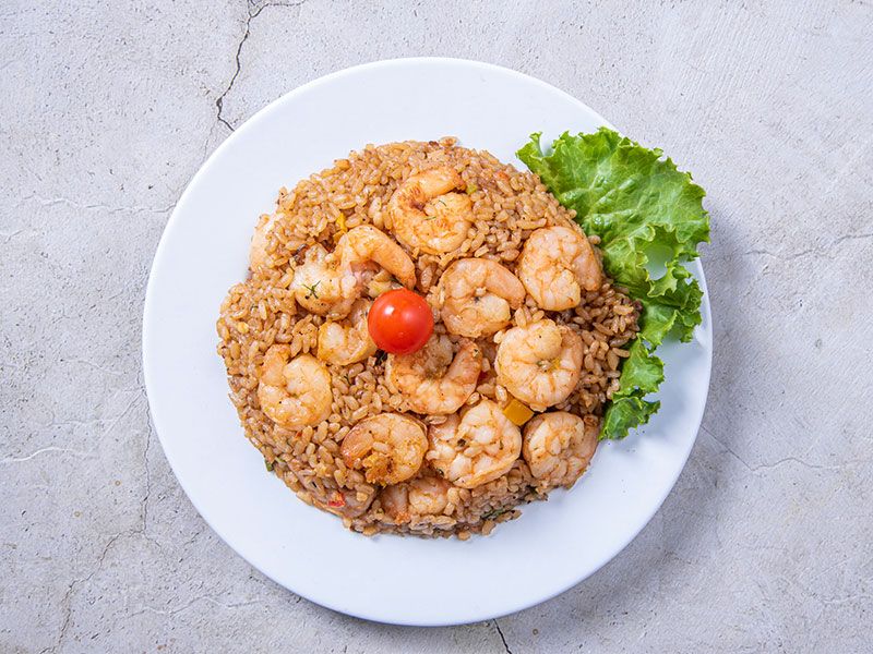 Casserole Rice With Shrimp