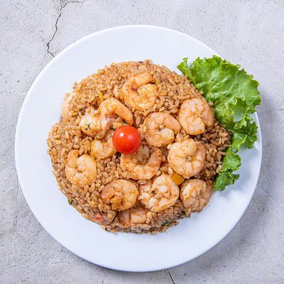 Casserole Rice With Shrimp