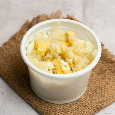 Mashed Potatoes With Egg Box