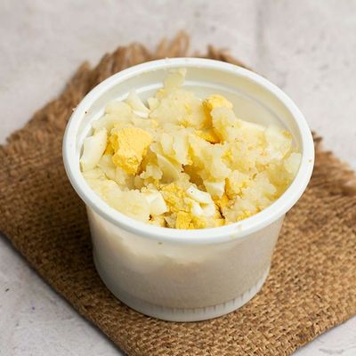 Mashed Potatoes with Fried Eggs