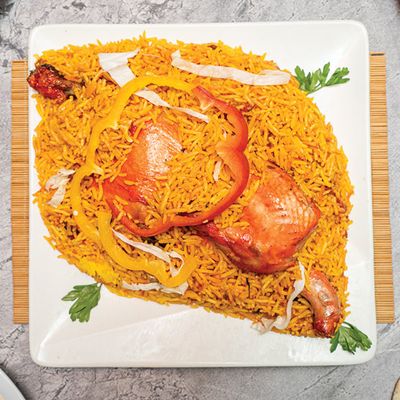 Half Chicken With Kabsa Spic Spicy