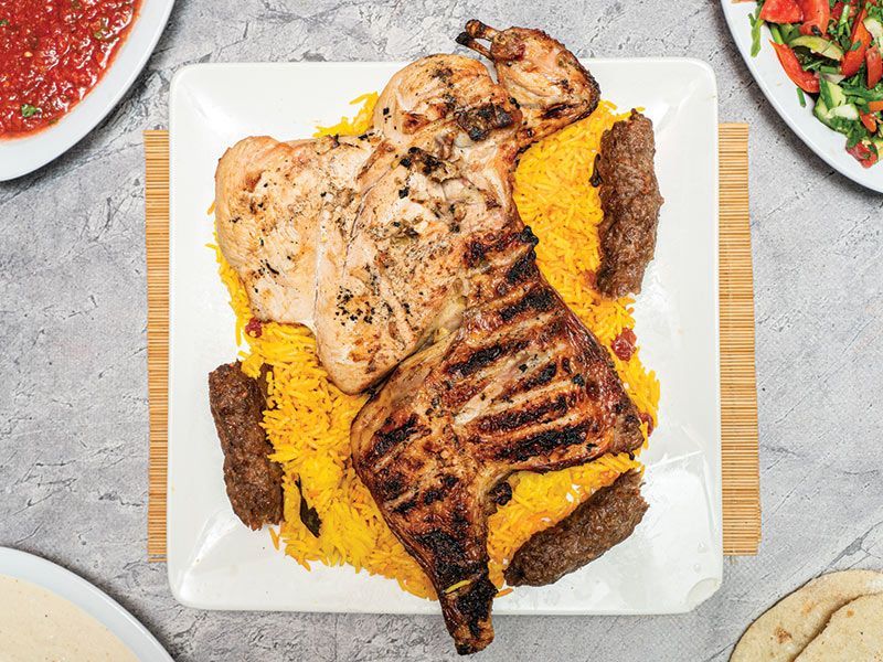 3 Pieces of Kofta + 1/4 Chicken Breast