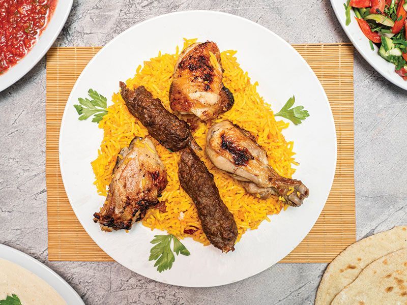 3 Pieces of Kofta + 1/4 Chicken Thigh