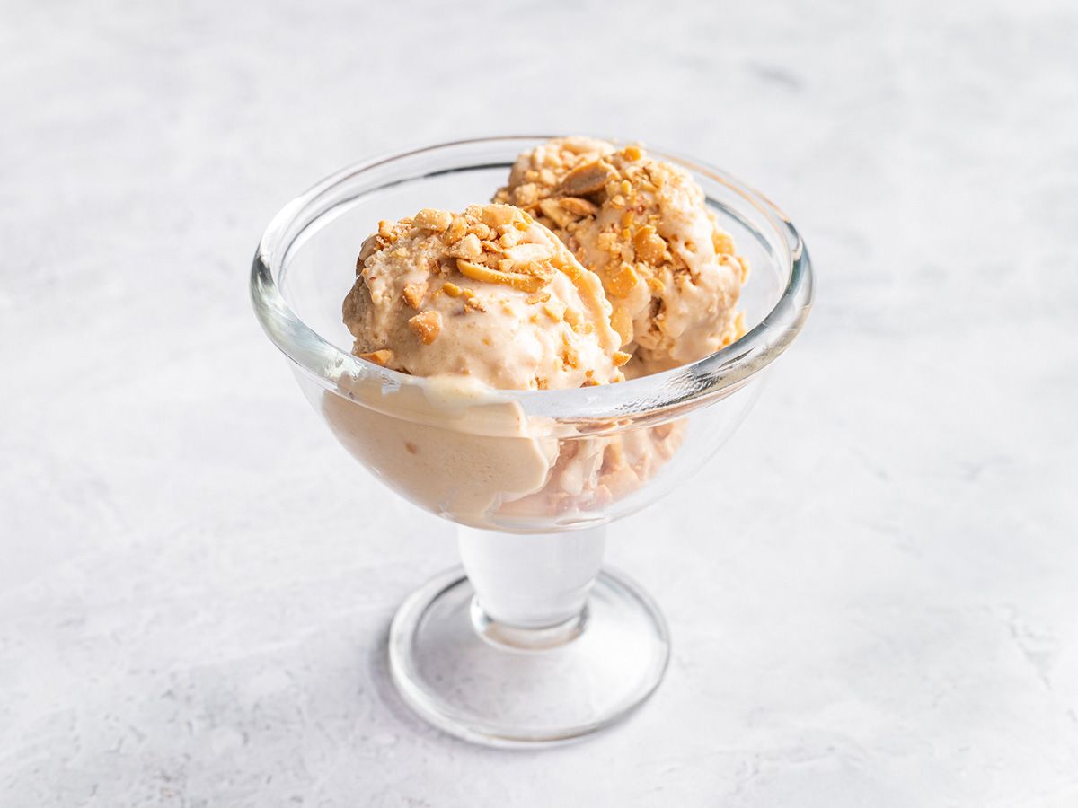 Hazelnut Ice Cream Scoop