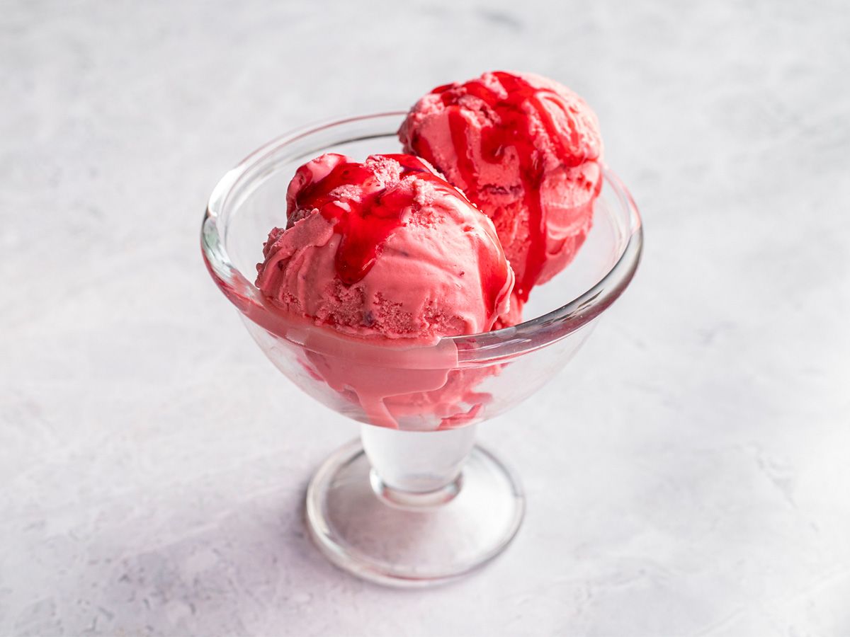 Red Berry Ice Cream Scoop