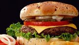 Beef Burger With Jalapeno Sandwich