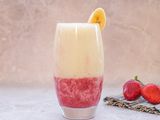 Strawberry with Banana Smoothie