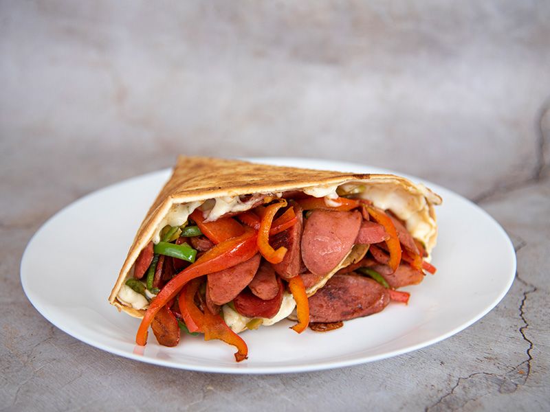 Hot Dog Crepe