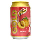 Peach Schweppes Can