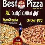 2 XL Stuffed Crast Pizzas Offer Enough For 6 Persons