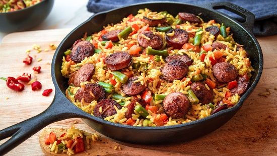 Basmati Rice With Sausage