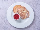 Pancake With Strawberry Jam