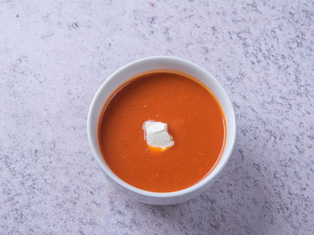 Tomato Soup And Sour Cream