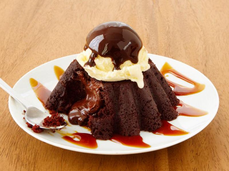Molten Cake With Nutella Chocolate