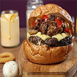 Volcanos Burger Sandwich