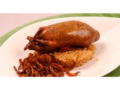Stuffed Pigeon With Rice