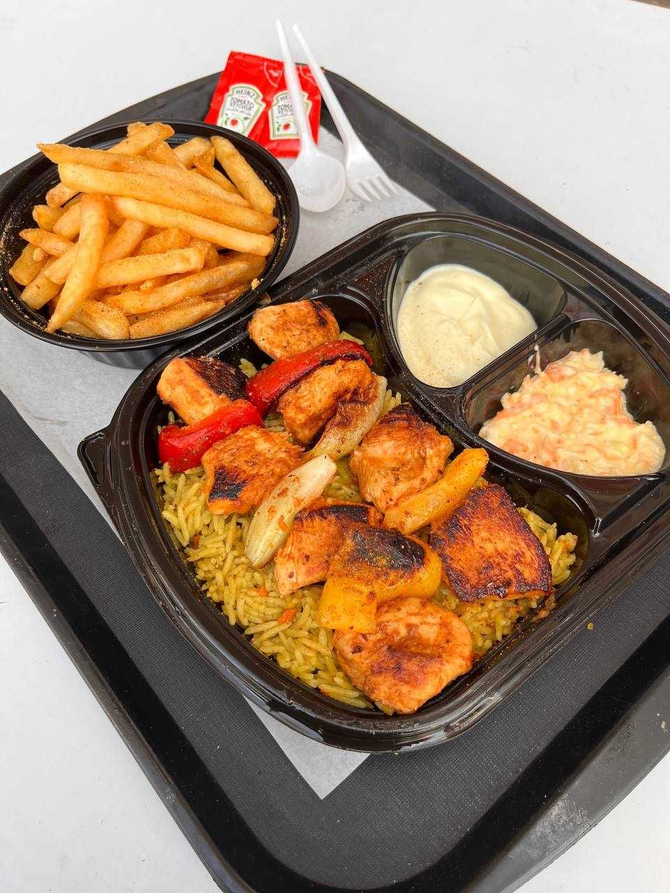 Shish Tawook Meal (2 Skewers)