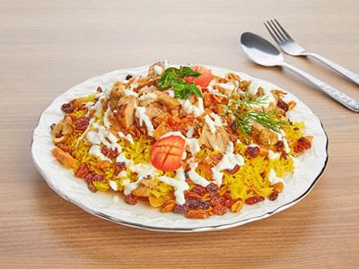 Chicken Shawerma Fatteh