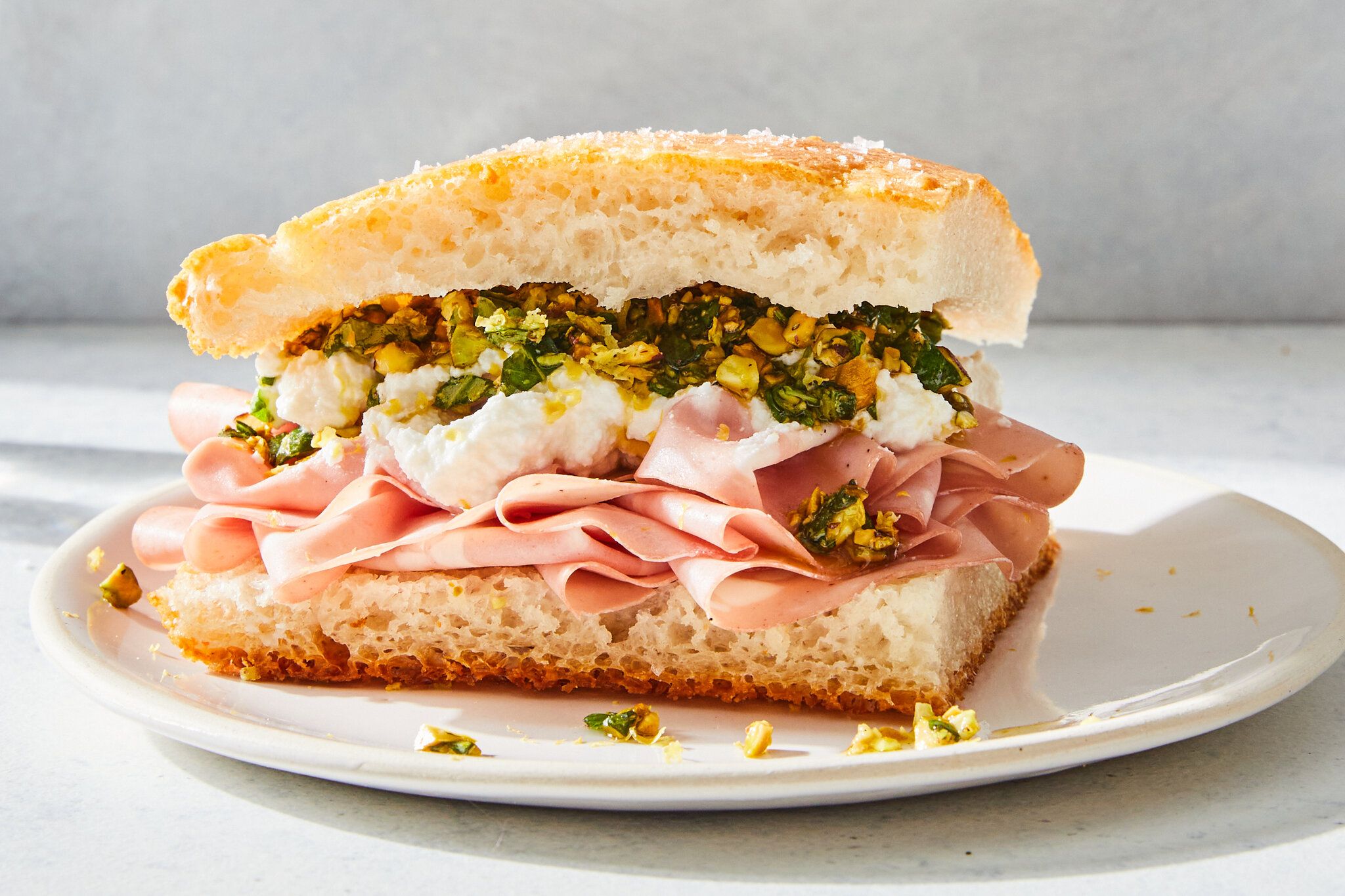Mix Mortadella Cheese Sandwich