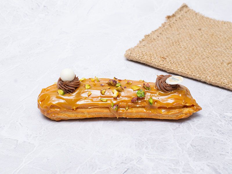 Caramel Eclair Gateau