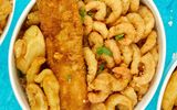 Fish Fillet With Shrimp Meal