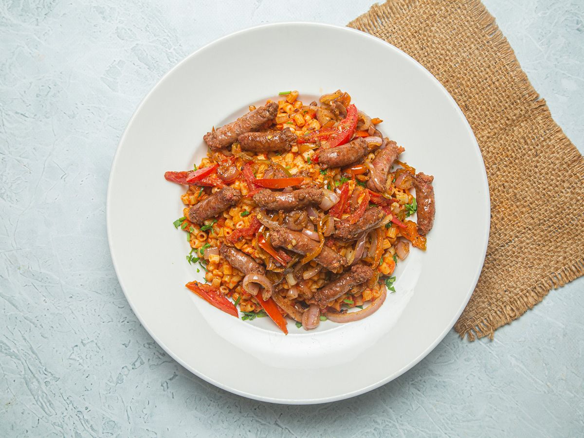 Marmaria With Sauce Sausage