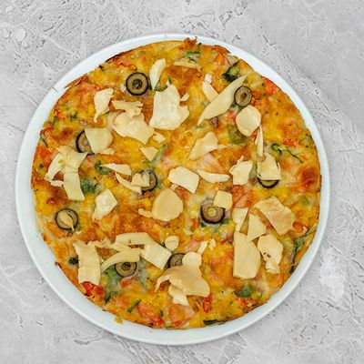 Mushroom Oriental Pizza