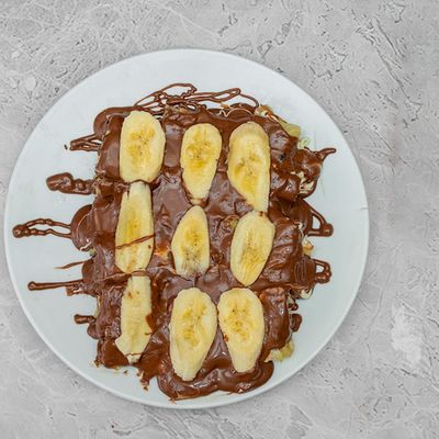 Nutella Chocolate and Banana Pie