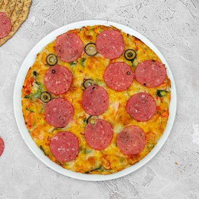 Salami Oriental Pizza