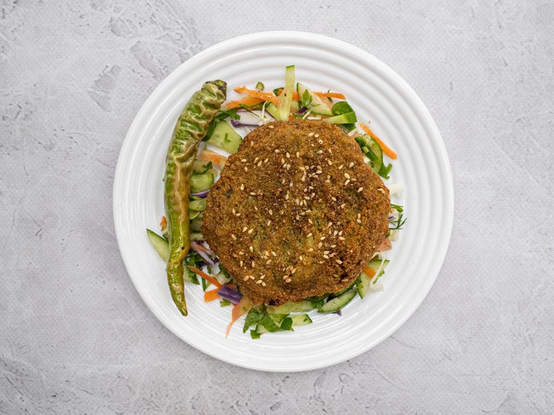 Stuffed Falafel Patty