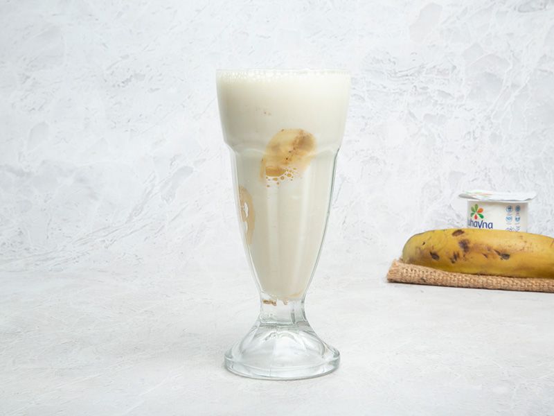 Yogurt With Banana Juice