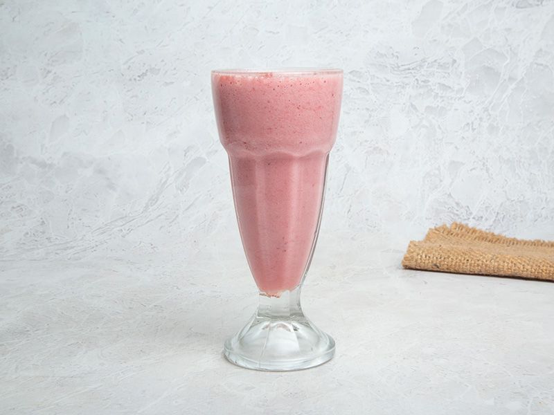 Strawberry milk juice