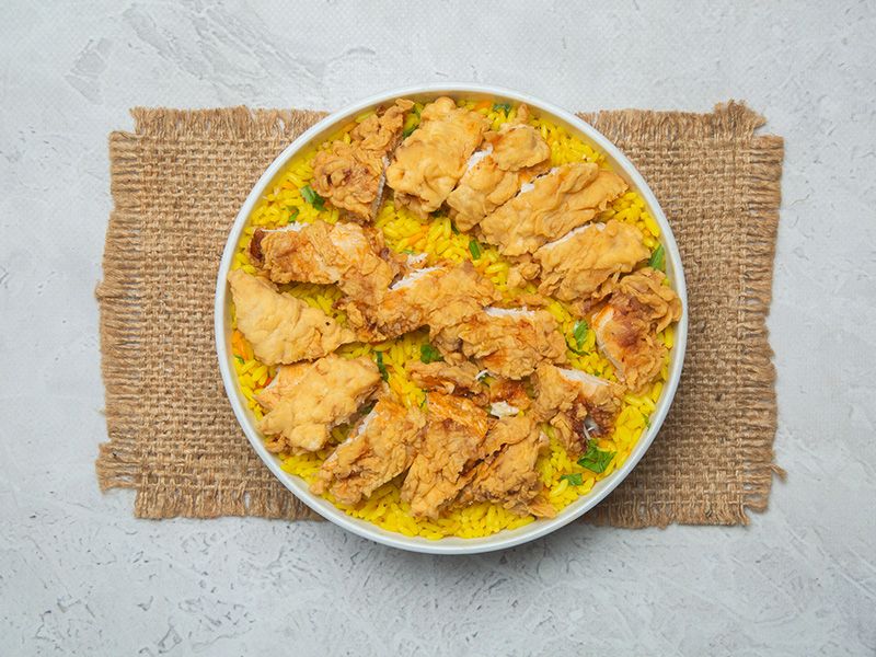Crispy Chicken Fatteh