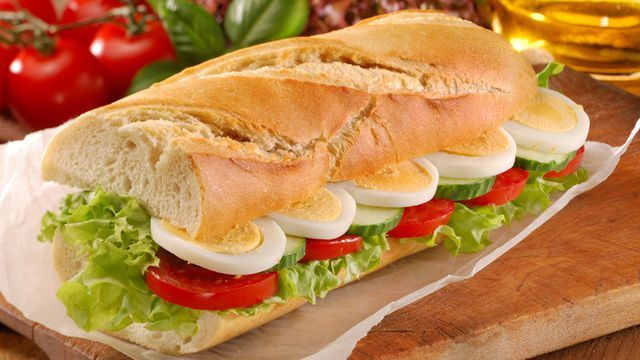 Boiled Eggs Sandwich