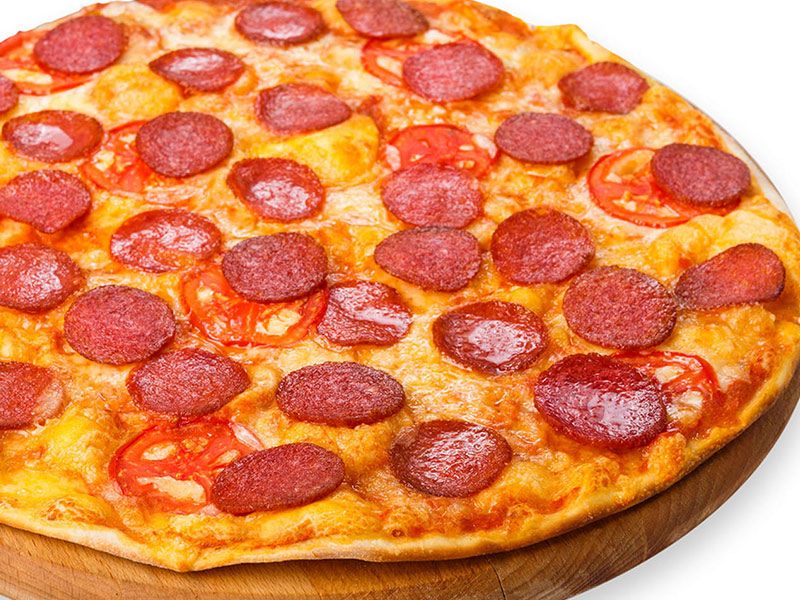 Oriental Sausage Pizza