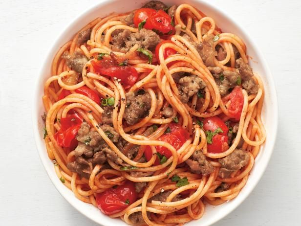 Oriental Sausage Spaghetti